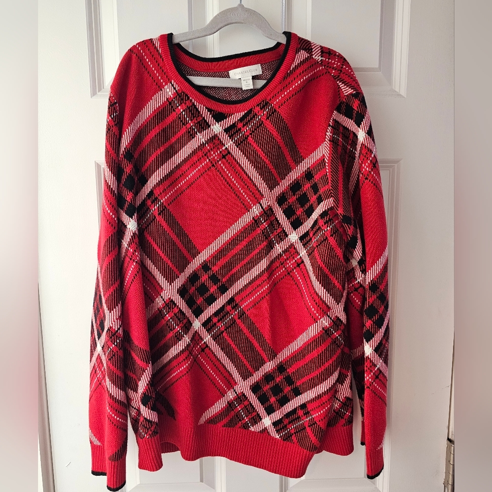 Womens XL Charter Club holiday sweater